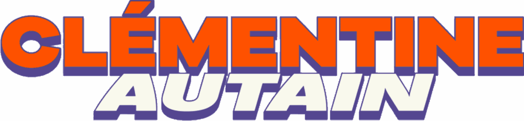Logo clémentine autain rouge
