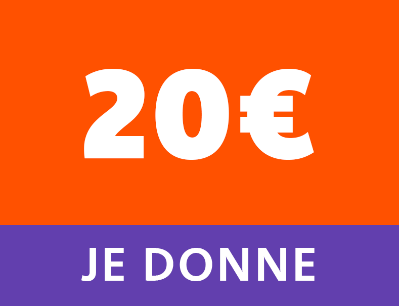 Je donne 20 euros