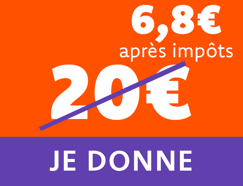 Je donne 20 euros